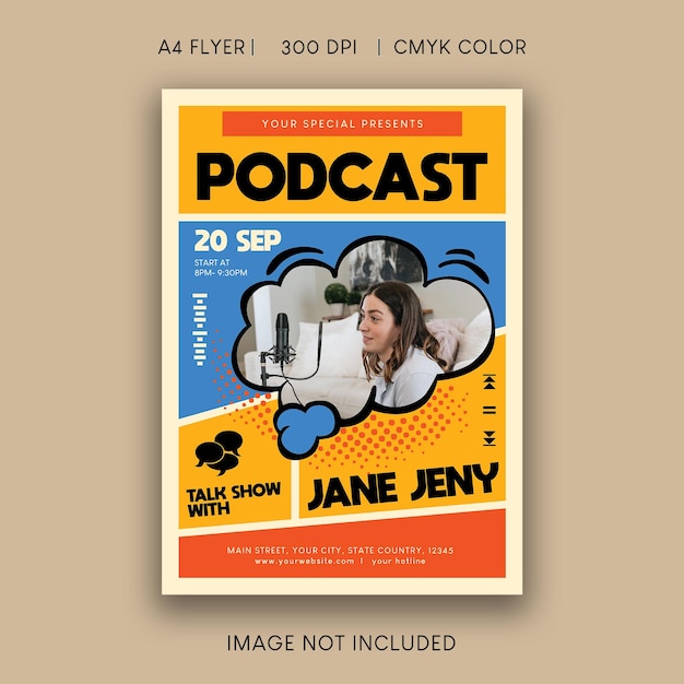 Podcast Live Flyer