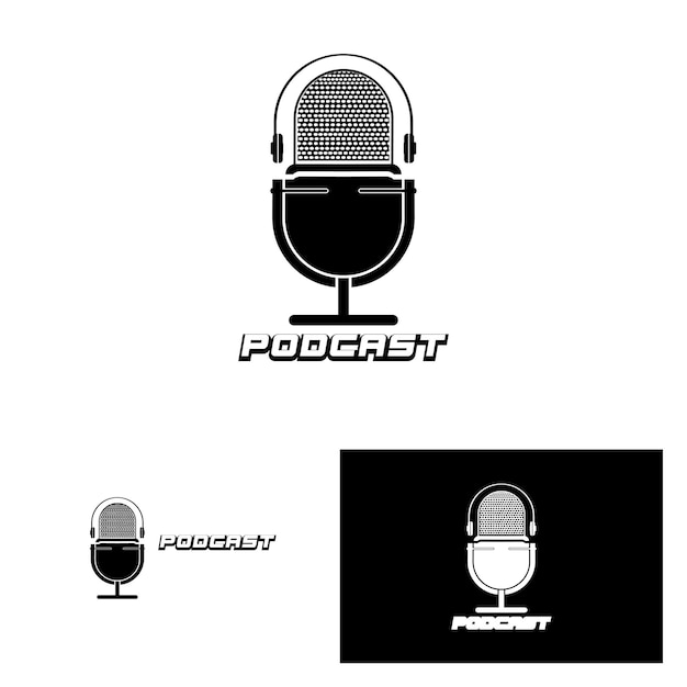 Podcast Vector icon design illustration Template