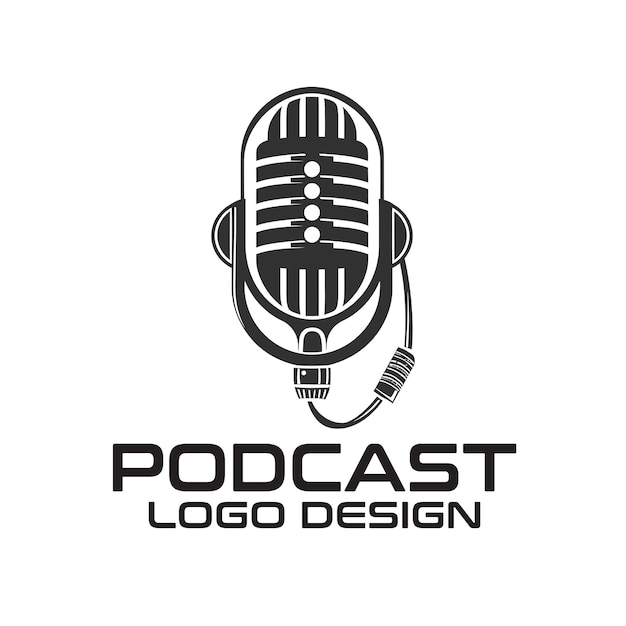 Podcast Vector Logo Design