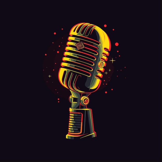 Podcast vector