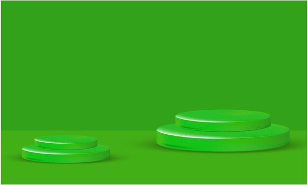 Podium 3D Vector