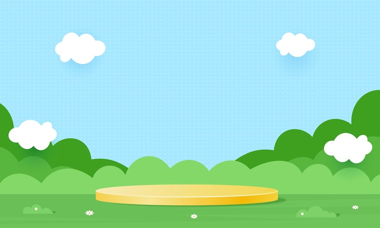 Vector 表彰台漫画の風景