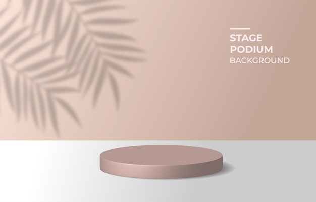 Vector podium luxury gold minimalism background