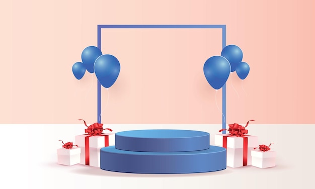 podium shopinng verkoop cadeau online mockup marketing