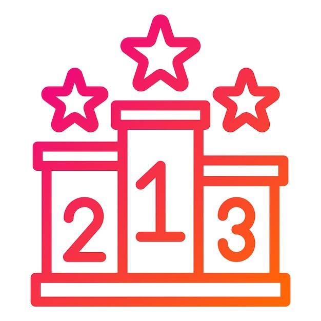 Podium Vector Icon Design Illustratie