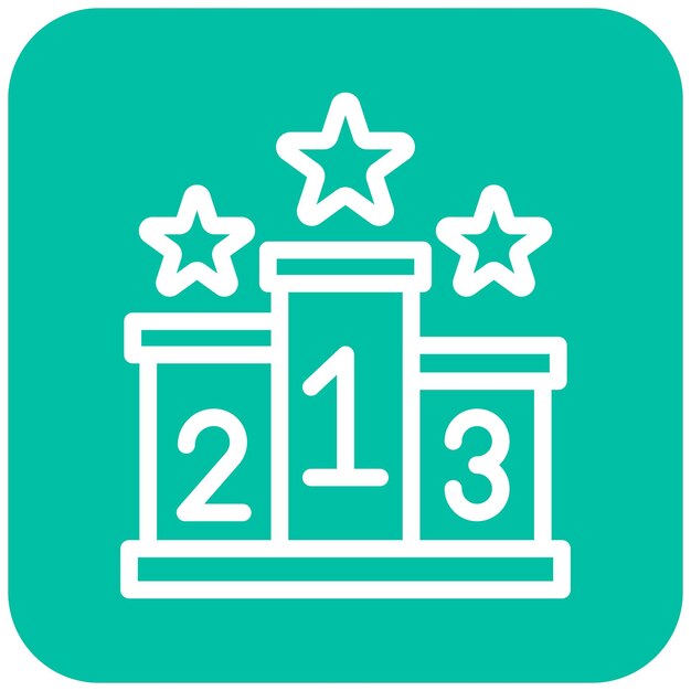 Podium Vector Icon Design Illustratie
