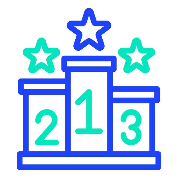 Podium Vector Icon Design Illustratie