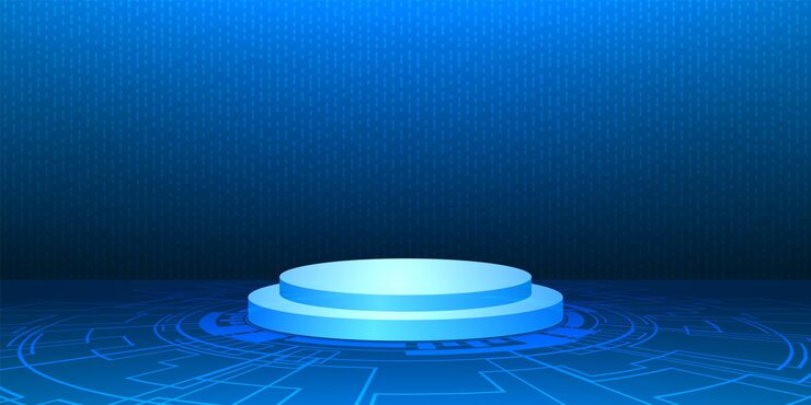 Vector 기술 회로 기반, 기술 관점 및 전송 속도 디지털 배경, 추상 화살표 선 조명 배경, 컴퓨터 코딩 프로세스가 있는 연단