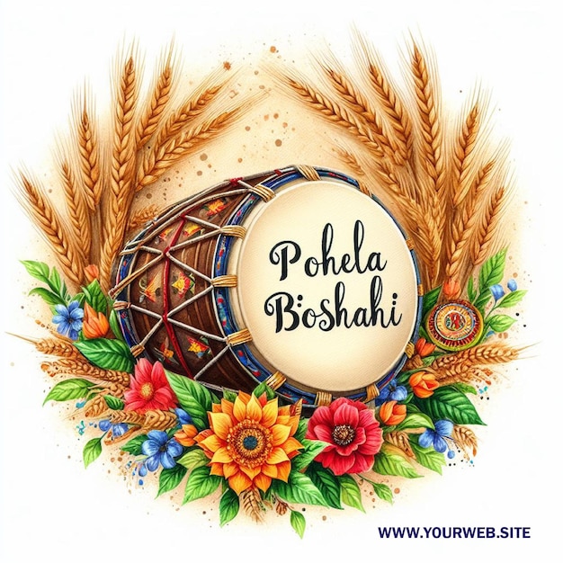 Vector pohela boishakh