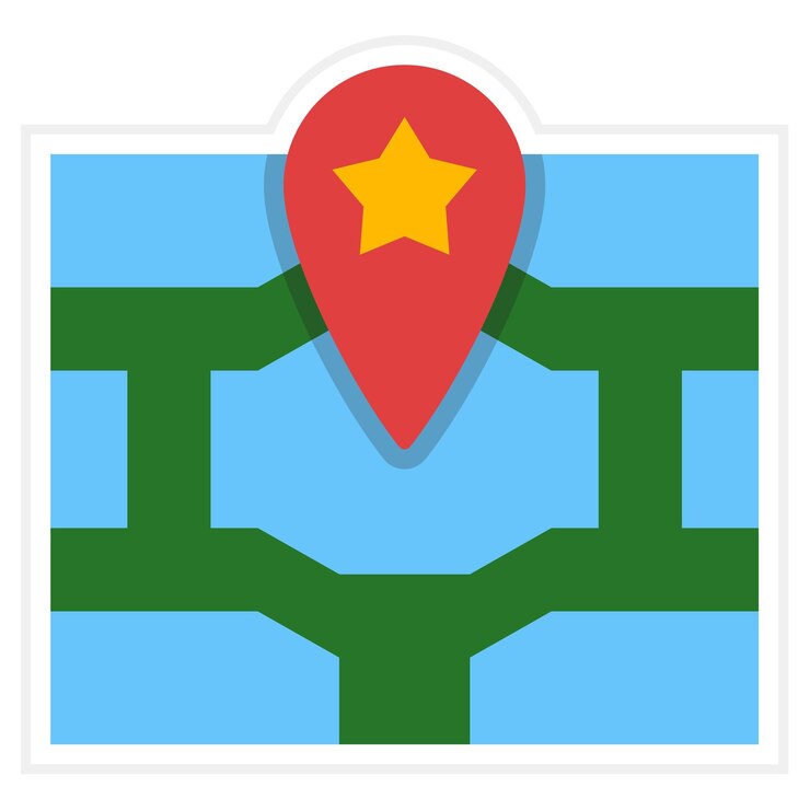 Vector point of interest icon