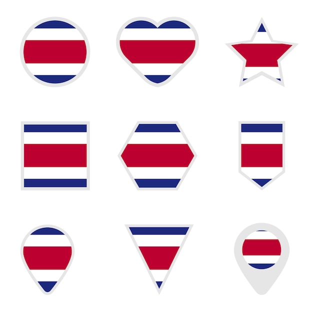 Pointer collection with shape flag design