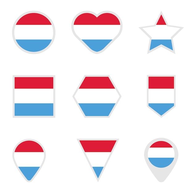 Pointer collection with shape flag design