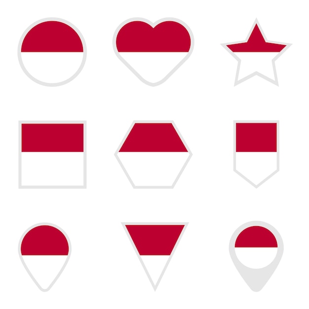 Pointer collection with shape flag design