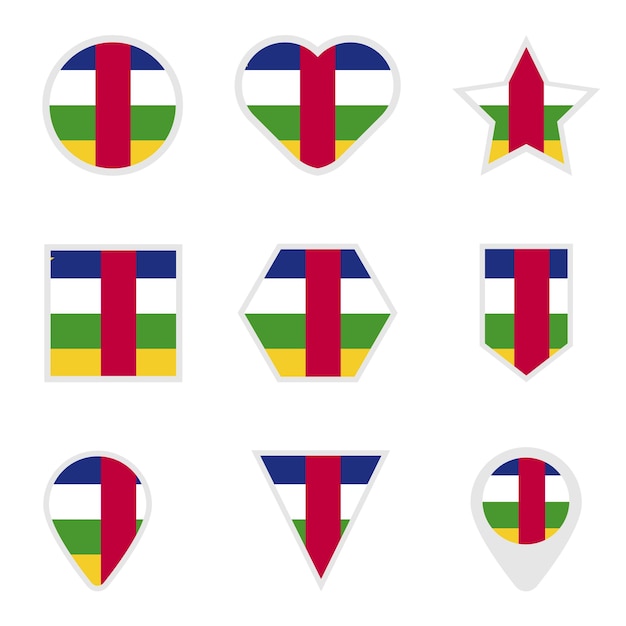 Pointer collection with shape flag design