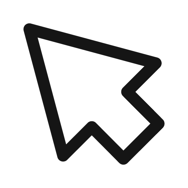 Pointer Cursor Icon Ideal for Digital Navigation and Interfaces