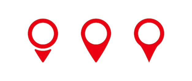 포인터 위치 포인터 아이콘 핀 아이콘 인기 있는 포인터 아이콘 위치 지도 아이콘 Gps 핀 기호 벡터