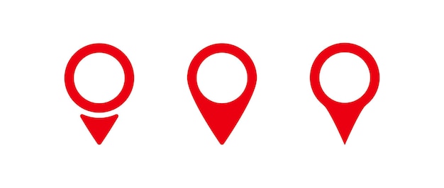 Pointer location Pointer icon Pin icon Popular pointer icons Location map icon Gps pin symbol Vector