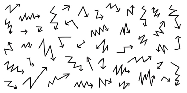 Vector pointy arrows