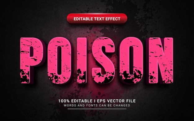 Poison text effect