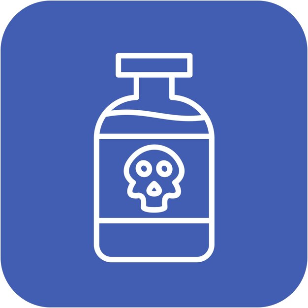 Vector poison vector icon can be used for shooting iconset