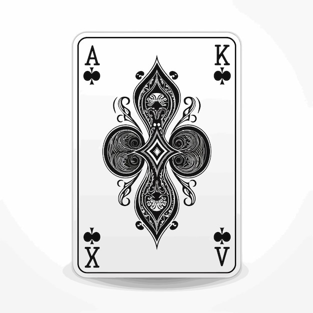 Vector poker cards full set