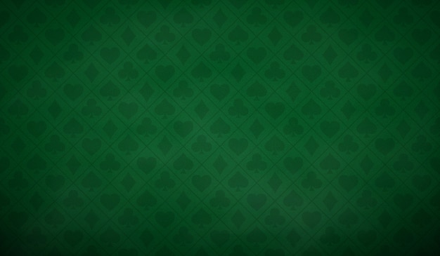 Vector poker table background in green color