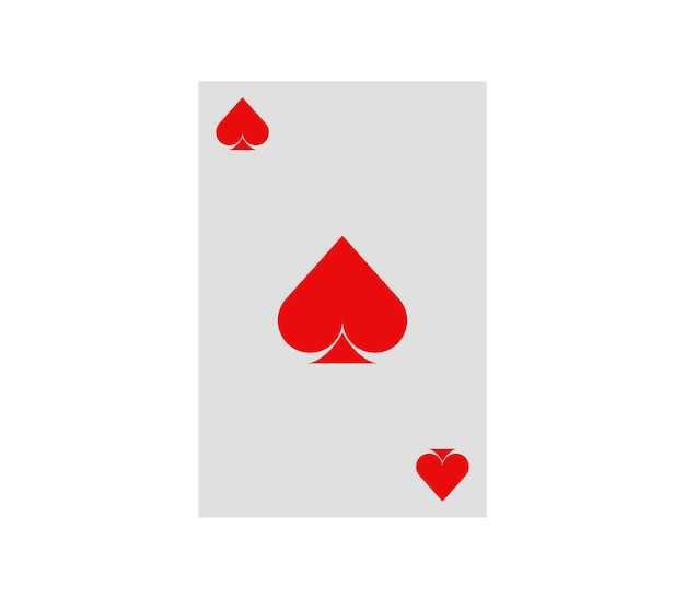 Pokerkaart geïllustreerd