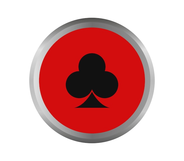 Pokerkaartsymbool geïllustreerd