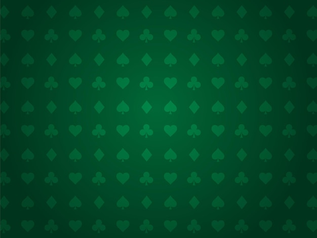 Pokertafel achtergrond in groene kleur