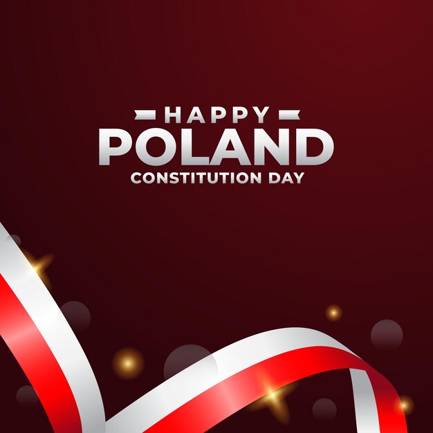 Poland Constitution day design illustration collection