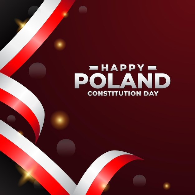 Poland Constitution day design illustration collection