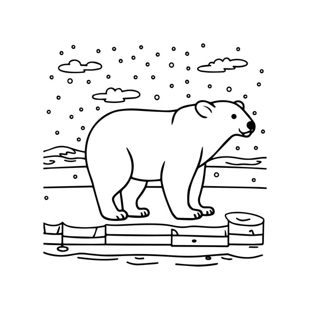 Polar Animals Coloring pages