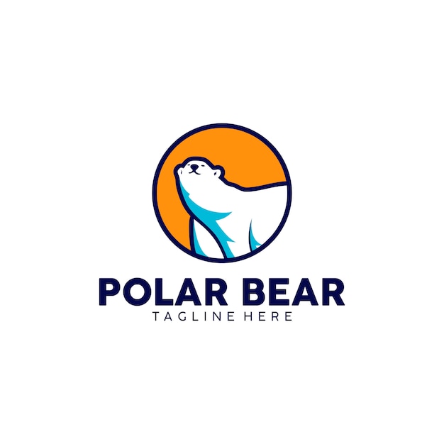 Polar bear logo ready to use