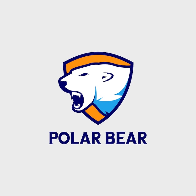 Polar bear logo ready to use