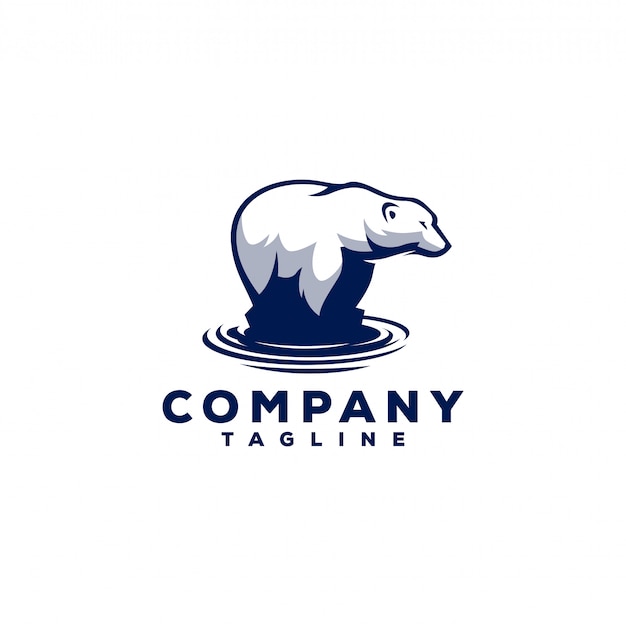 Vector polar bear logo