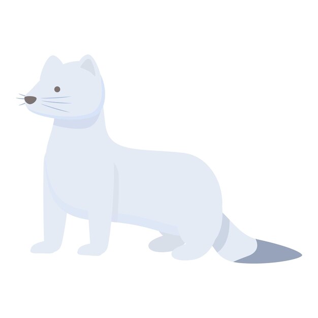 Polar dier pictogram cartoon vector alaska elanden noord bos