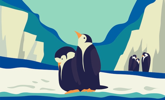 Pinguini polari su ghiaccio, prenotazione zoo antartico