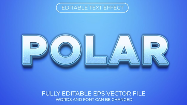 Polar text effect