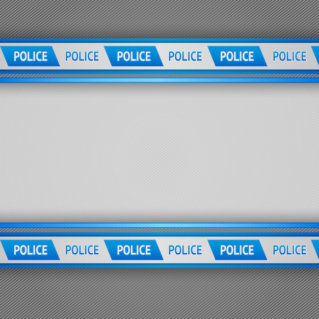 Vector police bands background
