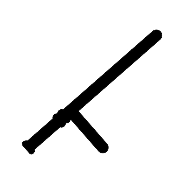 Vector police batons icon