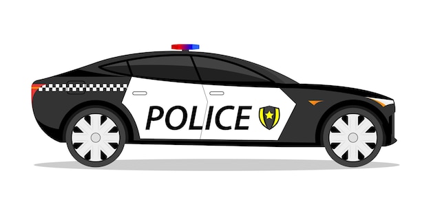 Police Car Sport Car Fast Auto Body