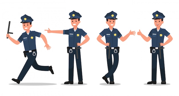 Police character   design