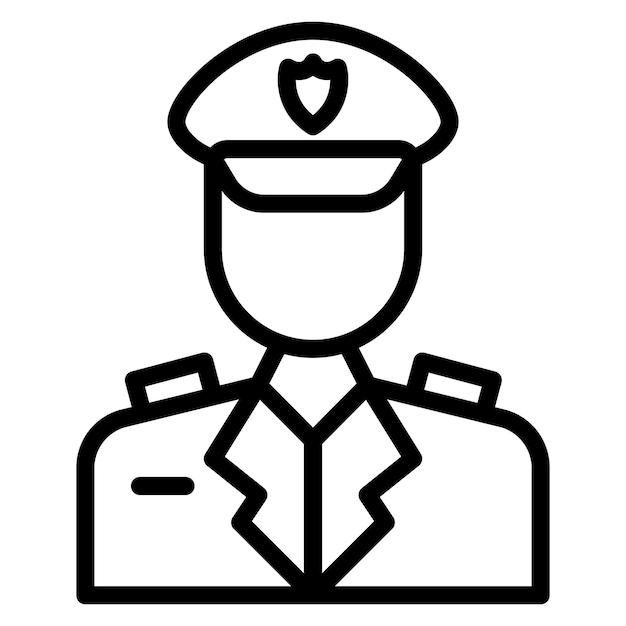 Police icon vector image Can be used for Emergency Service