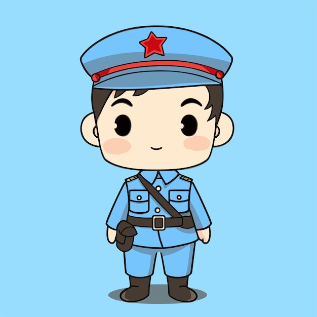 Police officer vector illustration