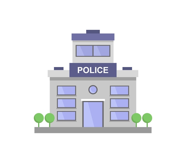Vector police station
