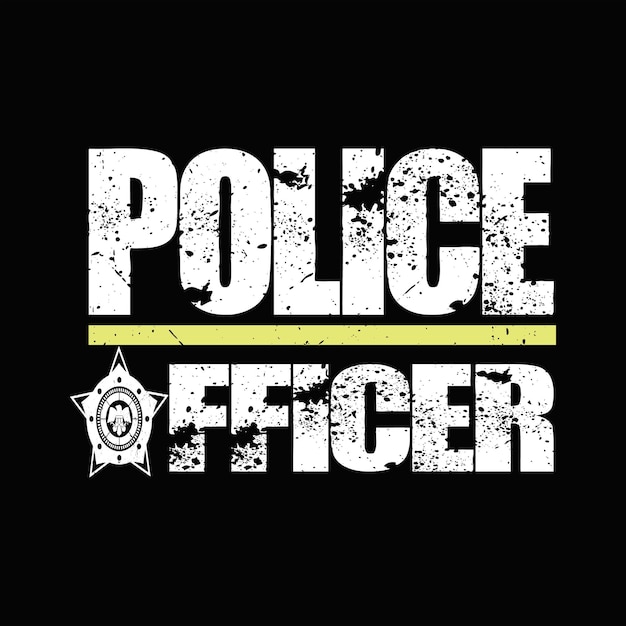 Police T-shirt Design