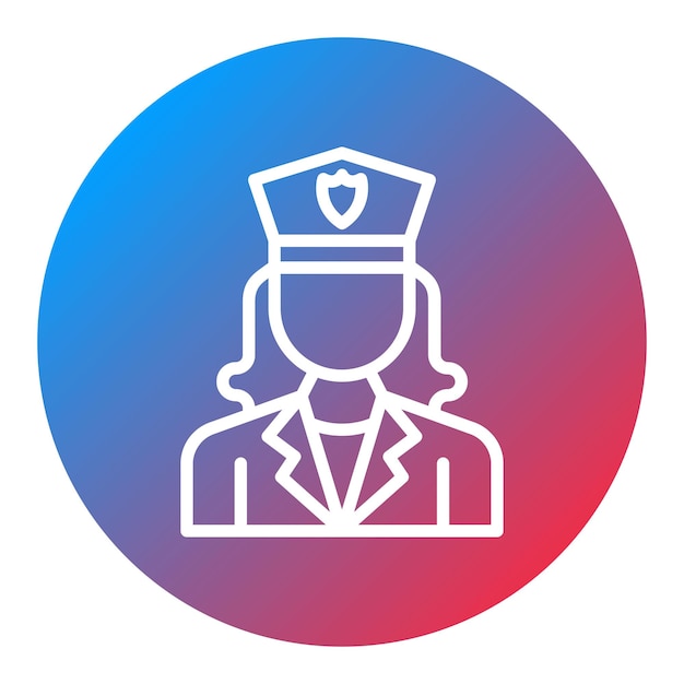 Policeman icon vector image Can be used for Emergency Service