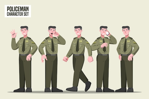 Policeman - profesi character