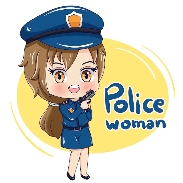 Policewoman character