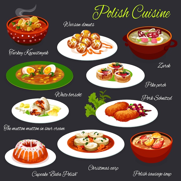 Polish cuisine food poland restaurant menu dishes